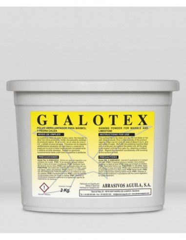 Gialotex - Polvo abrillantador para marmol y terrazo - Envase 2 KG