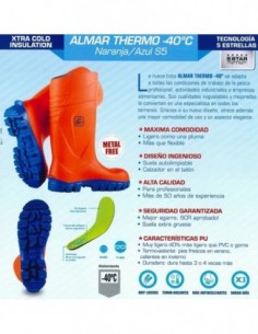 Bota ALMAR THERMO Naranja (Bekina) 2